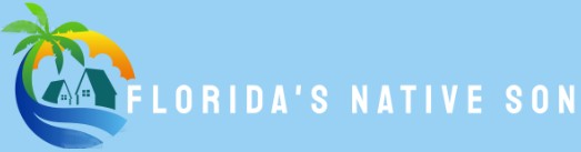 logo for site that says 'florida's native son'